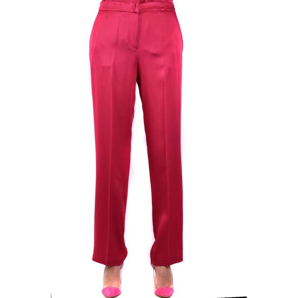 Twinset Regular Fit Casual Pants Women fuchsia Trousers